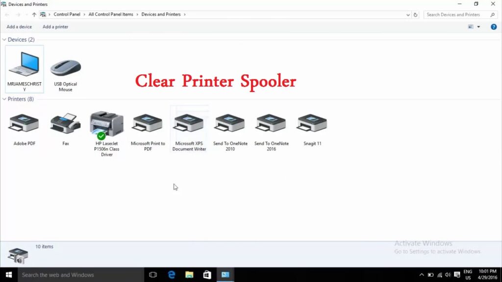 How To Clear Print Spooler And Fix Forever Printing Problem I FIX PROBLEM